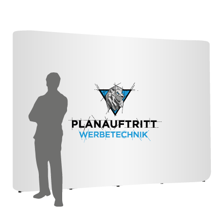 Pop-Up Faltwand | 4 x 3 Felder gerade | einseitig bedruckt