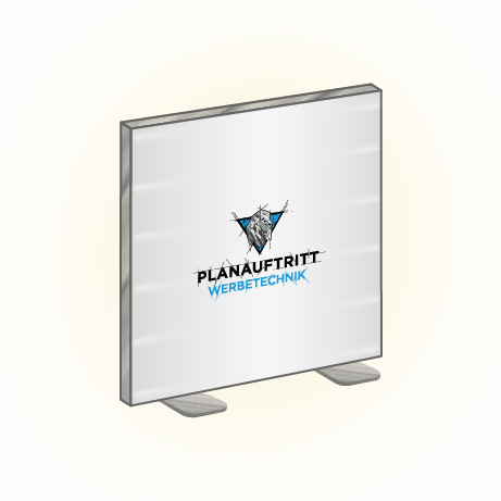 Textilspannrahmen LED freistehend | B 100 cm x H 200,5 cm | bedruckt