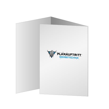 Faltblatt Wickelfalz 6-Seiter | DIN lang 10,0 cm x 21,0 cm hoch | beidseitig bedruckt