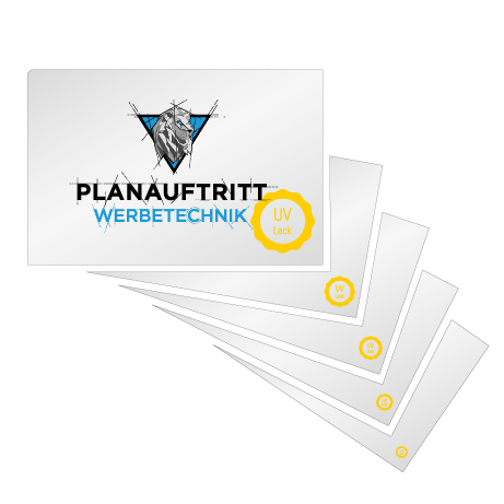 Visitenkarten | Silber | beidseitig