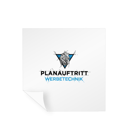 Aufkleber Monomer 1D - weiß und transparent