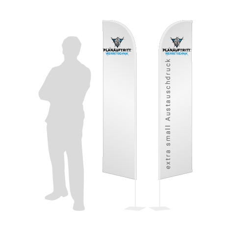 Beachflag Wind Austauschdruck | Extra Small (215 cm) | beidseitig bedruckt