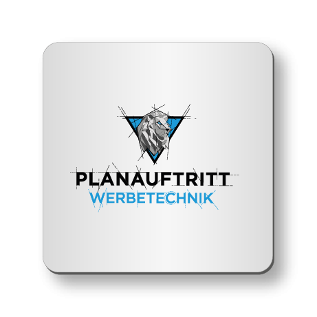 Getränkeuntersetzer aus Airlaid | 9 cm x 9 cm eckig | einseitig bedruckt