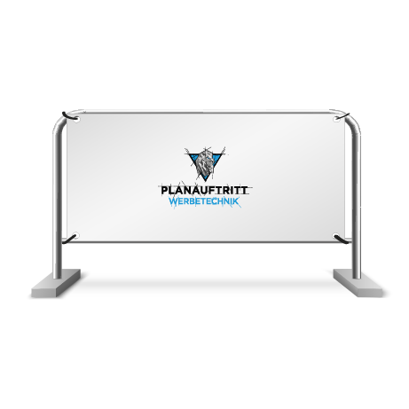 Absperrgitterbanner | B 213 cm x H 75 cm | einseitig bedruckt