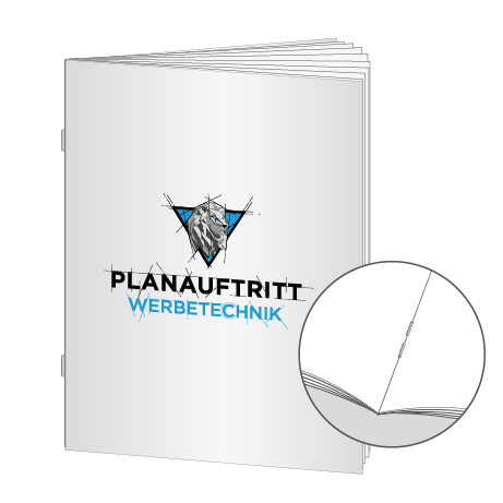 Broschüren Drahtheftung DIN A4