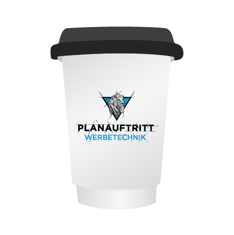 Pappbecher to Go BIO | 300 ml doppelwandig | rundum bedruckt