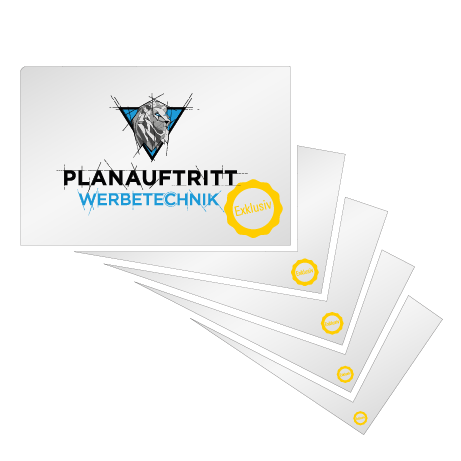 Visitenkarten | Chromeffekt | beidseitig