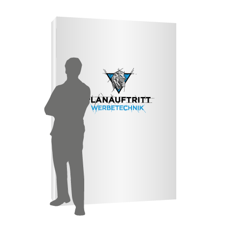 Textilfaltwand | 2 x 3 Felder gerade | einseitig bedruckt