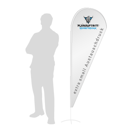 Beachflag Drop Austauschdruck | Extra Small (189 cm) | einseitig bedruckt