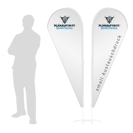 Beachflag Drop Austauschdruck | Small (210 cm) | beidseitig bedruckt