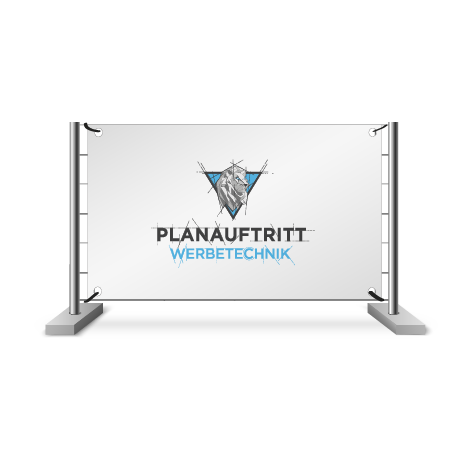 Bauzaunbanner | B 340 cm x H 173 cm | einseitig bedruckt